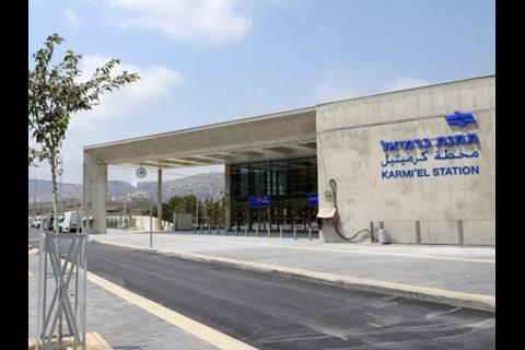 The new station at Karmi'el has parking for 700 cars.